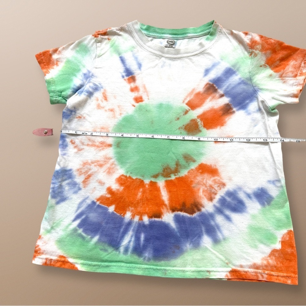 ⭐️ 5 for $25 Handcrafted Tie Dye Wonder Nation Kids T-Shirt Size M (8) - Picture 3 of 5